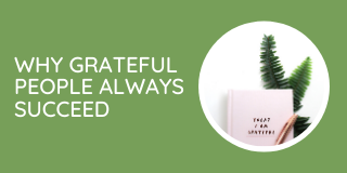 header image showing a gratitude diary for a post about how gratitude can help in business